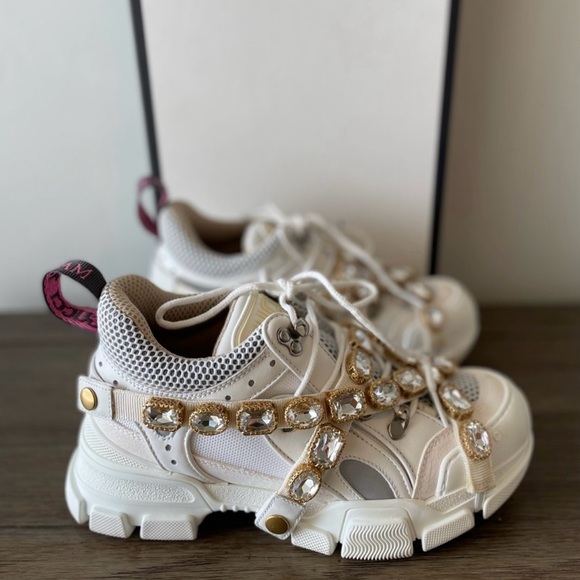 Authentic Gucci Flashtrek Sneakers - Picture 2 of 6